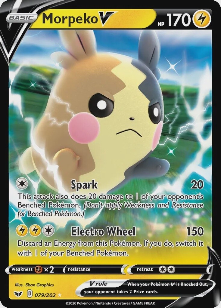 Morpeko V - Ultra Rare - Sword &amp; Shield - 190