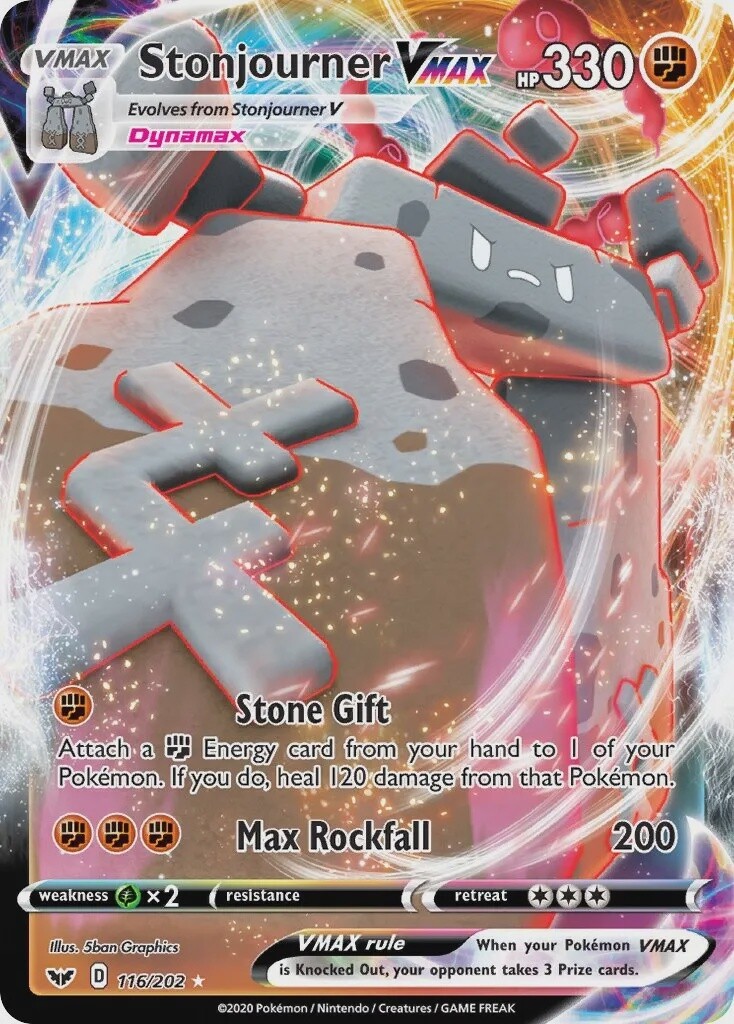 Stonjourner VMAX - Ultra Rare - Sword &amp; Shield - 116