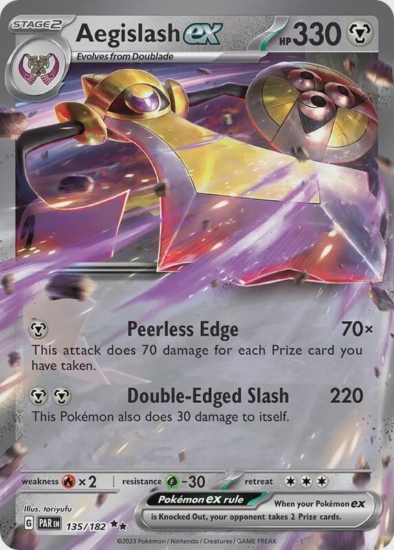 Aegislash ex - Double Rare - Paradox Rift - 135