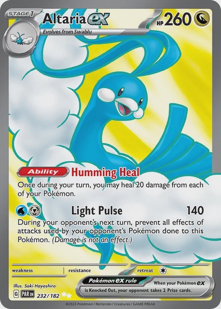 Altaria ex - Ultra Rare - Paradox Rift - 232