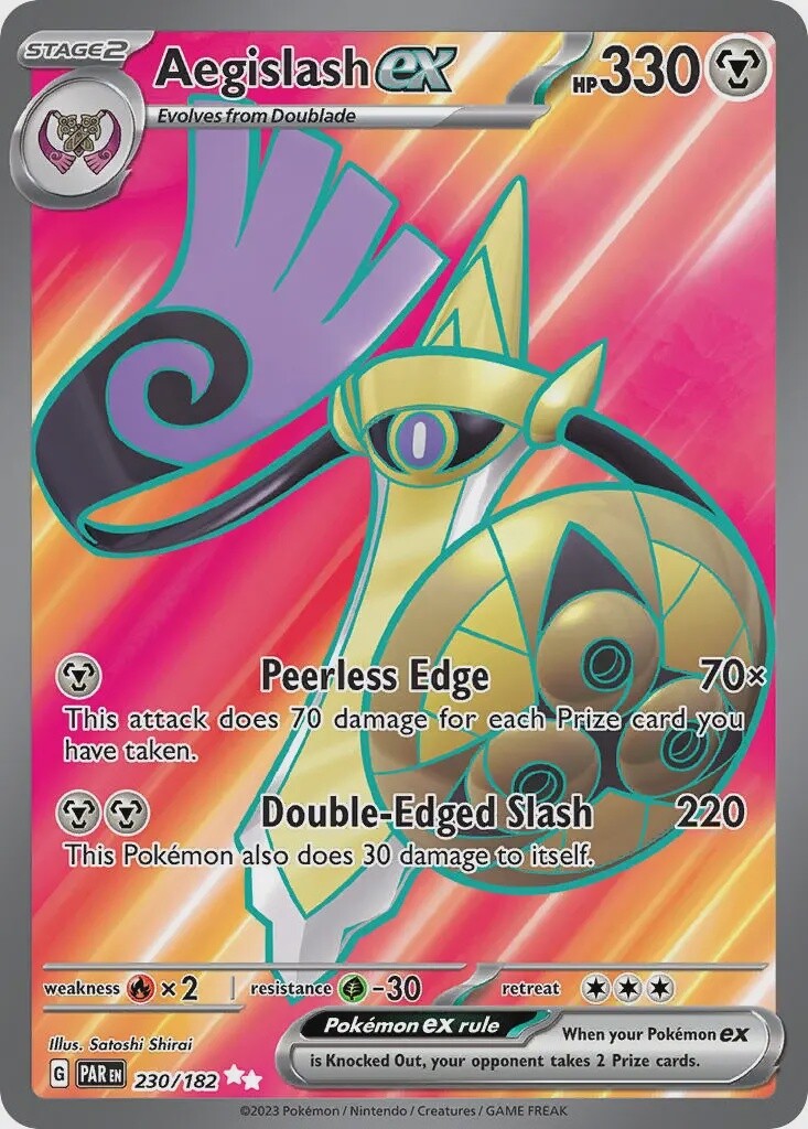 Aegislash ex - Ultra Rare - Paradox Rift - 230