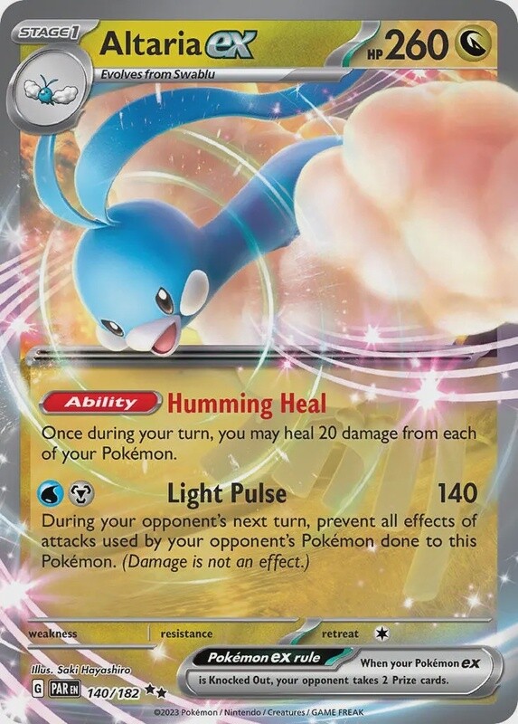 Altaria ex - Double Rare - Paradox Rift - 140