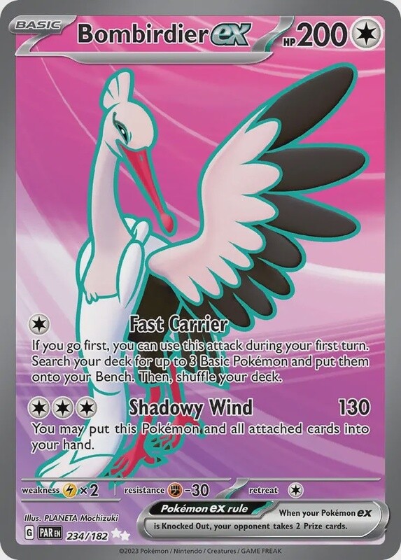 Bombirdier ex - Ultra Rare - Paradox Rift - 234