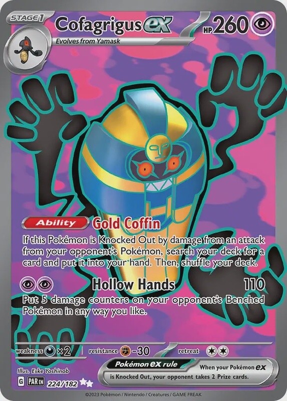 Cofagrigus ex - Ultra Rare - Paradox Rift - 224