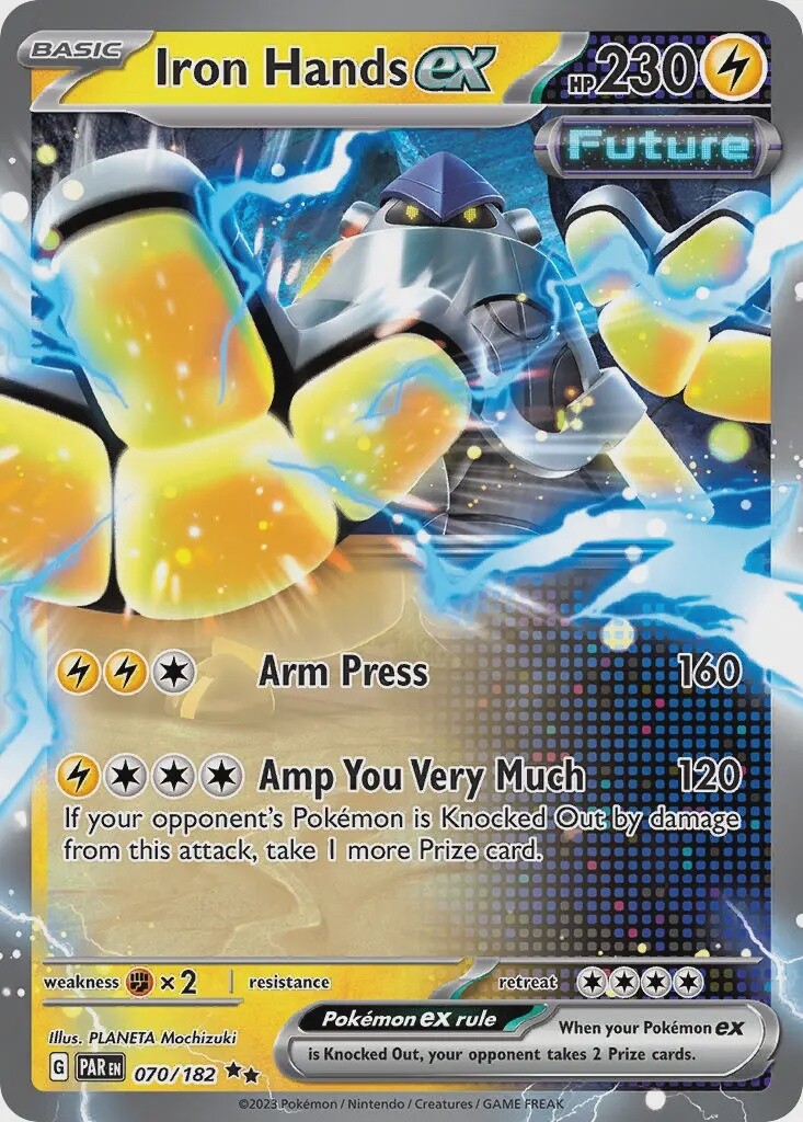 Iron Hands ex - Double Rare - Paradox Rift - 70