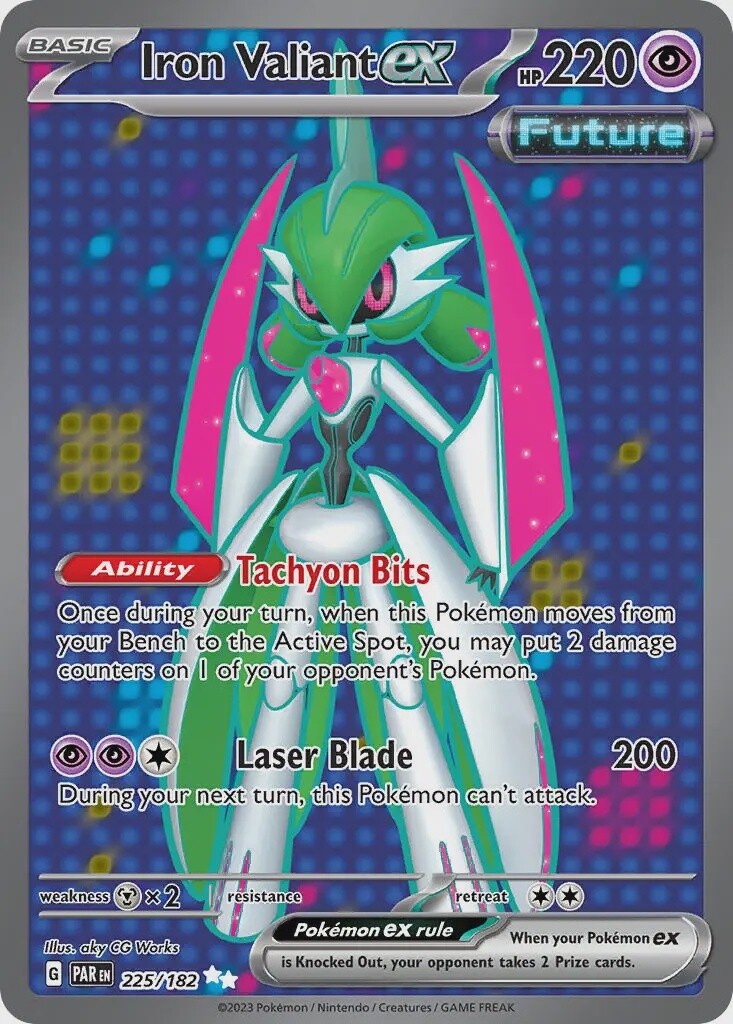 Iron Valiant ex - Ultra Rare - Paradox Rift - 225