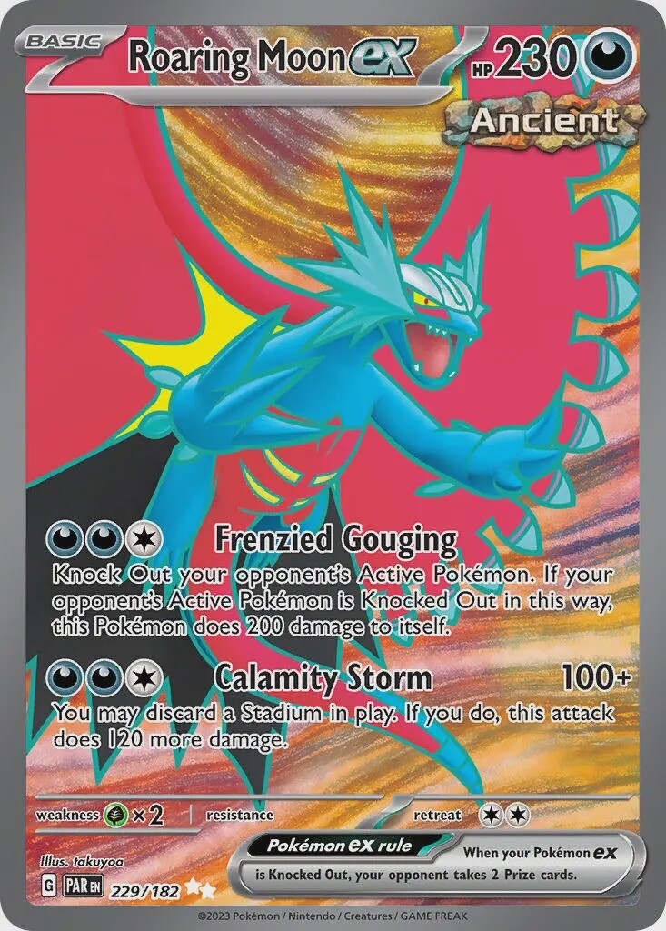 Roaring Moon ex - Ultra Rare - Paradox Rift - 229