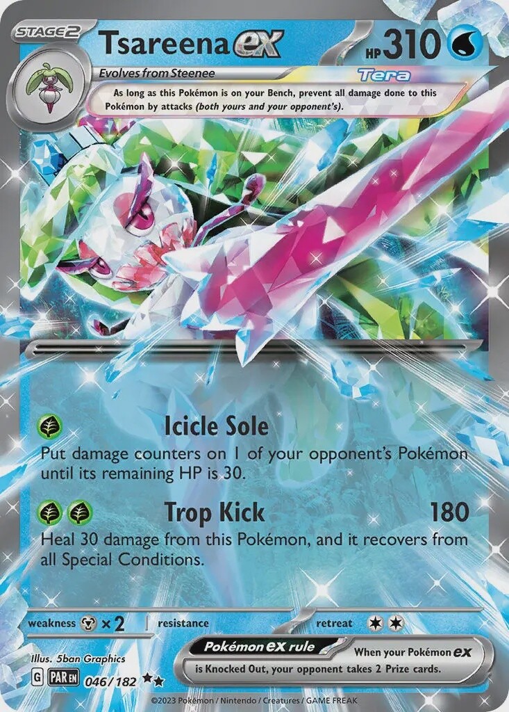 Tsareena ex - Double Rare - Paradox Rift - 46