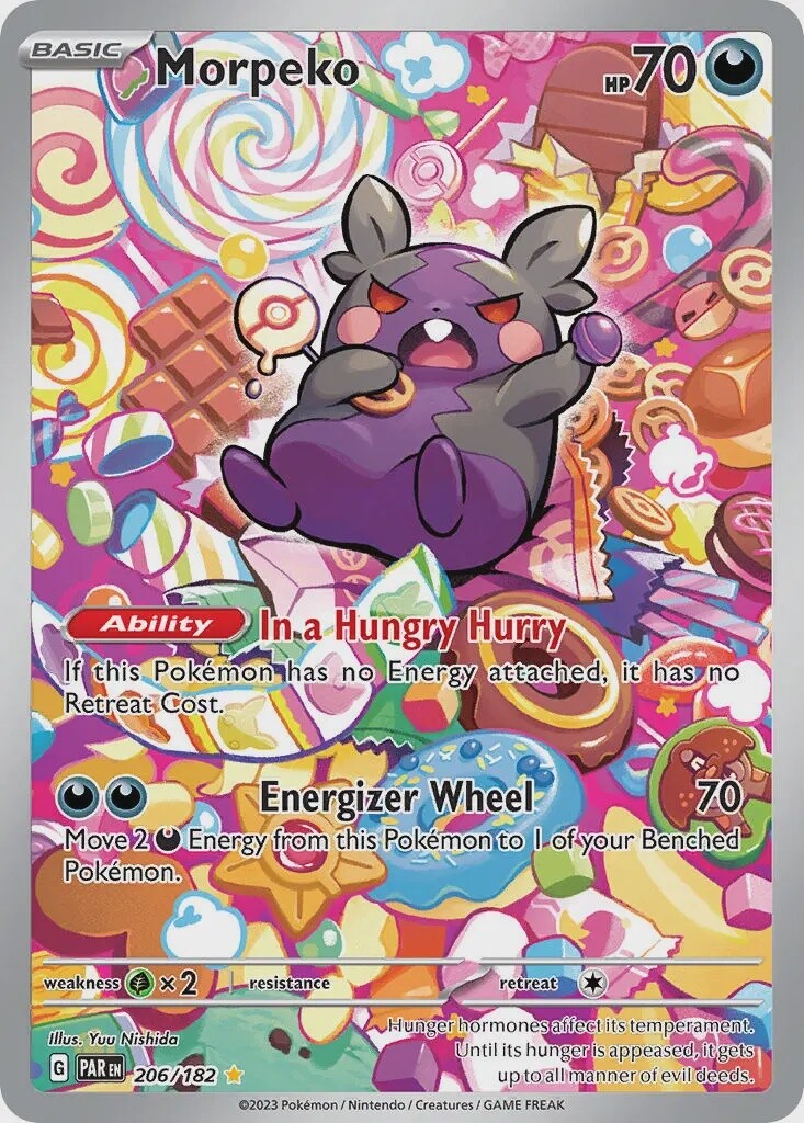 Morpeko - Illustration Rare - Paradox Rift - 206