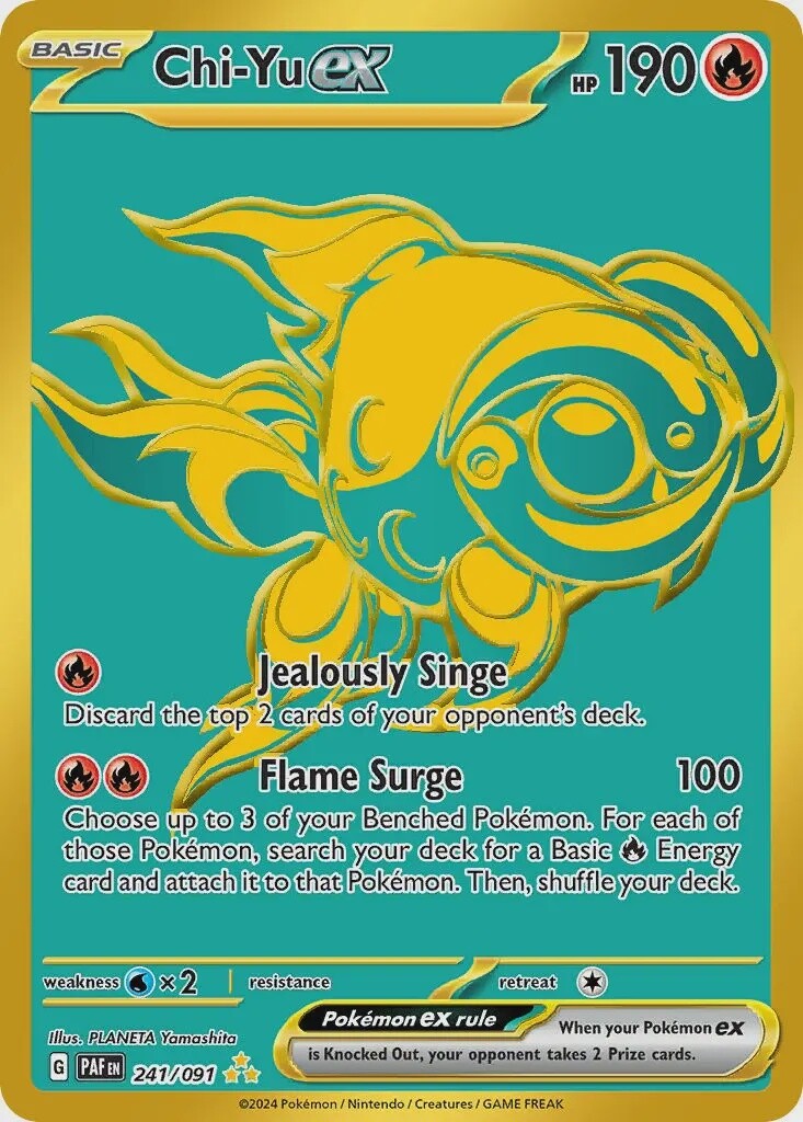 Chi-Yu ex - Secret Rare - Paldean Fates - 241