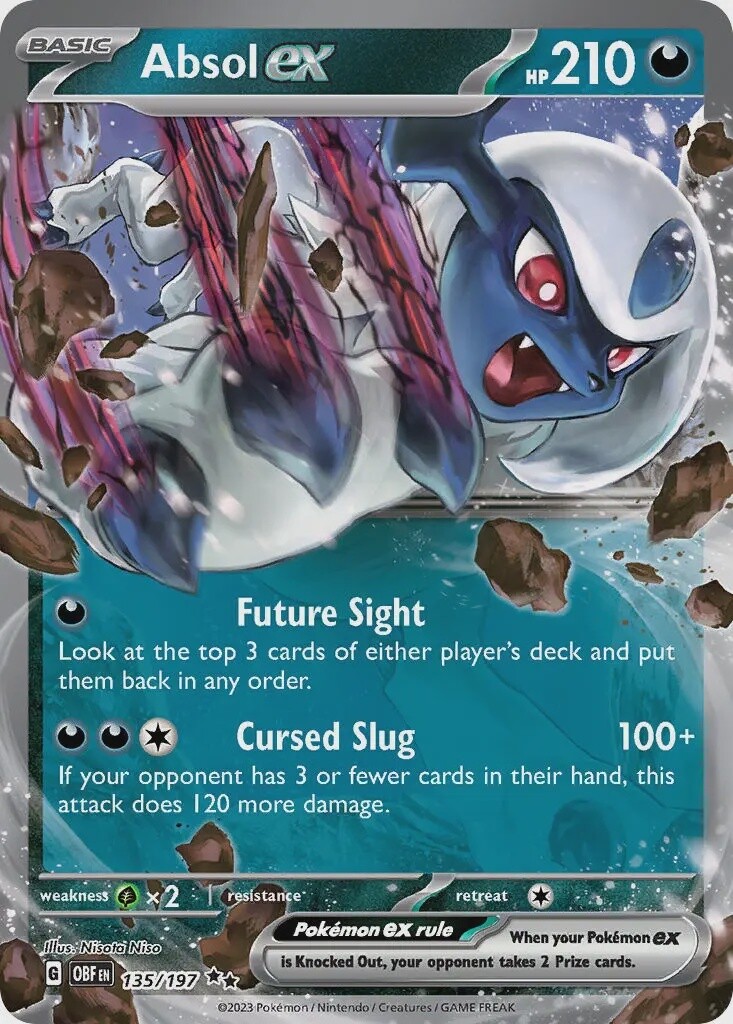 Absol ex - Double Rare - Obsidian Flames - 135