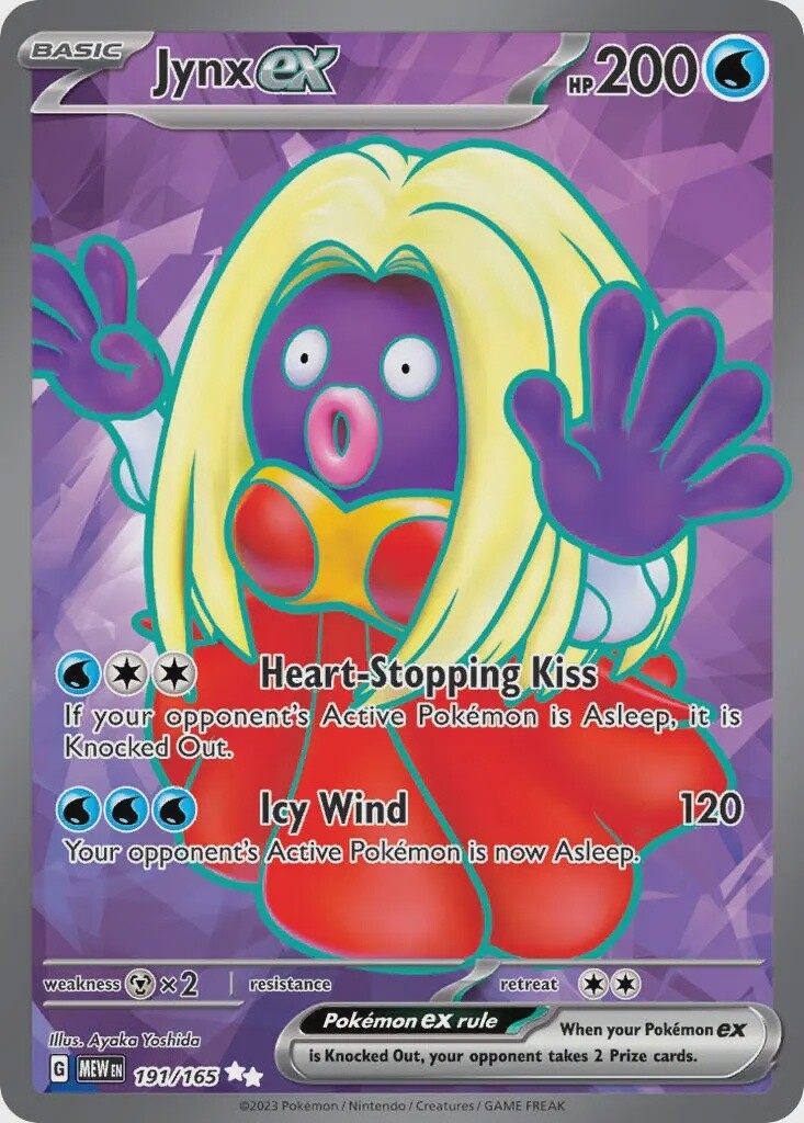Jynx ex - Ultra Rare - 151 - 191