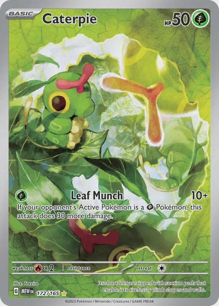 Caterpie - Illustration Rare - 151 - 172