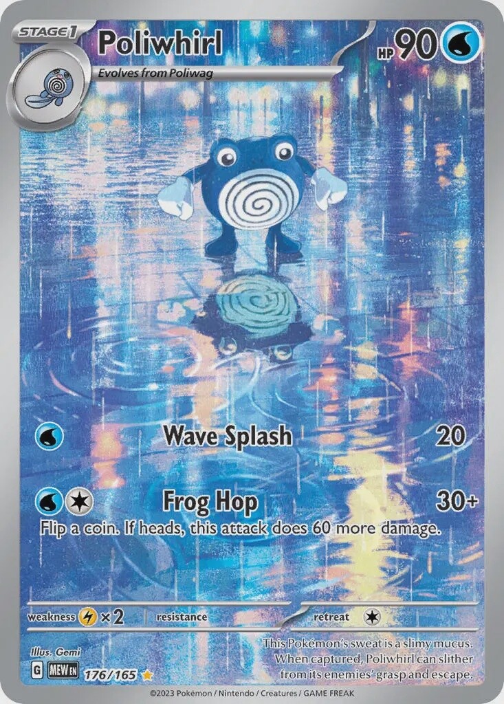 Poliwhirl - Illustration Rare - 151 - 176