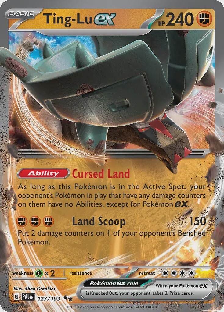 Ting-Lu ex - Double Rare - Paldea Evolved - 127