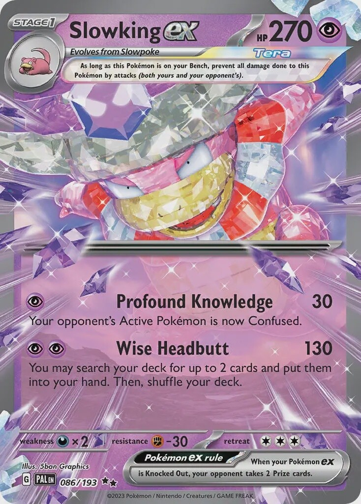 Slowking ex - Double Rare - Paldea Evolved - 86