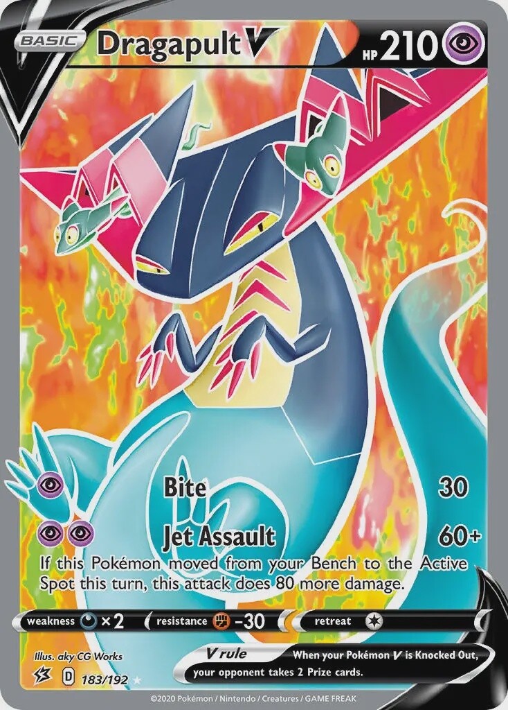 Dragapult V - Ultra Rare - Rebel Clash - 183