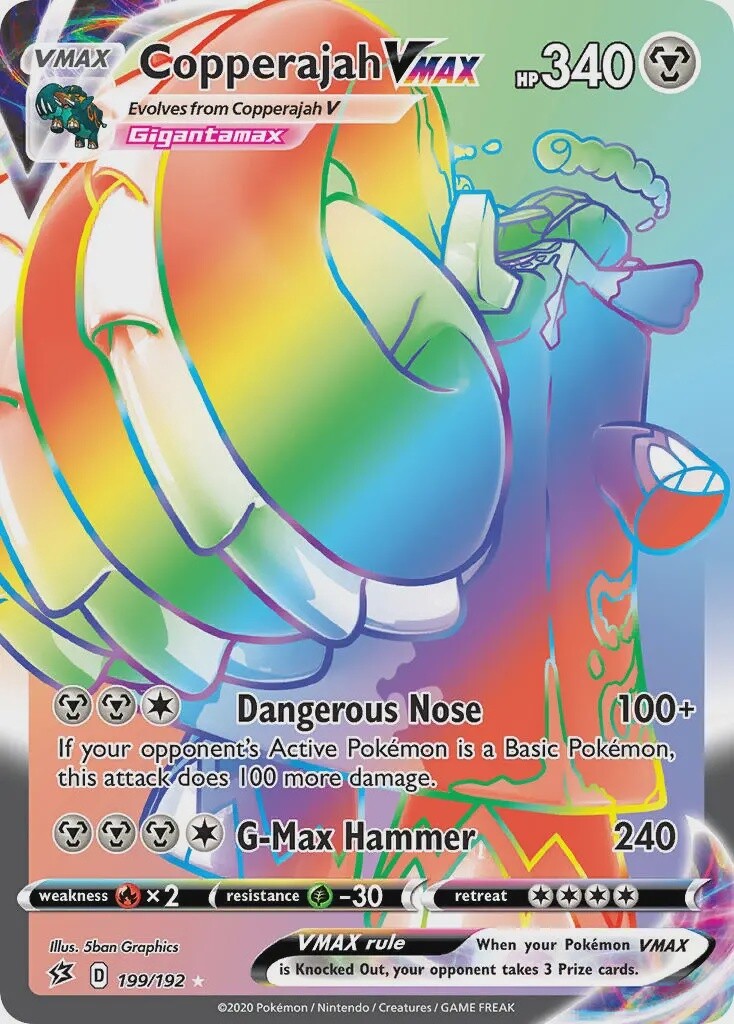 Copperajah VMAX - Secret Rare - Rebel Clash - 199