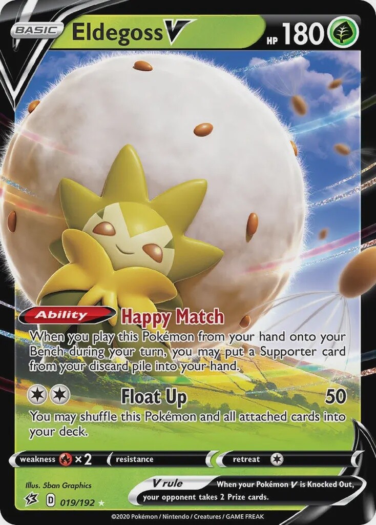 Eldegoss V - Ultra Rare - Rebel Clash - 19
