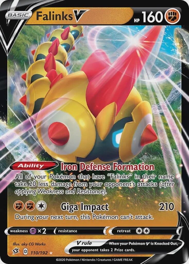 Falinks V - Ultra Rare - Rebel Clash - 110