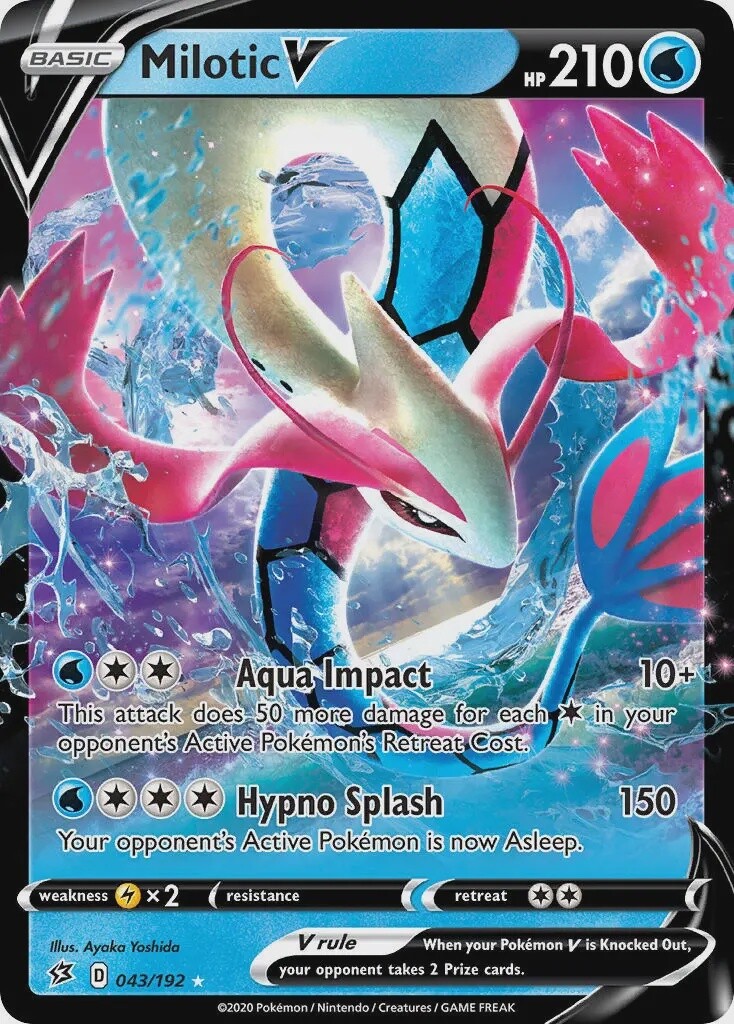 Milotic V - Ultra Rare - Rebel Clash - 43