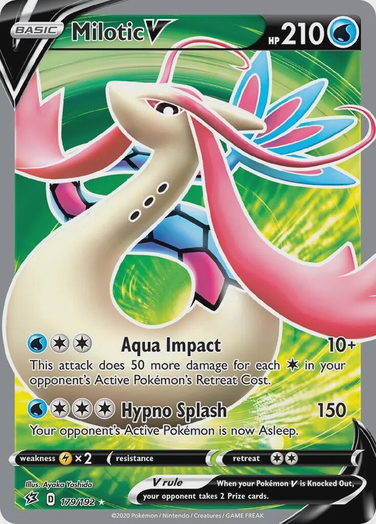Milotic V - Ultra Rare - Rebel Clash - 179
