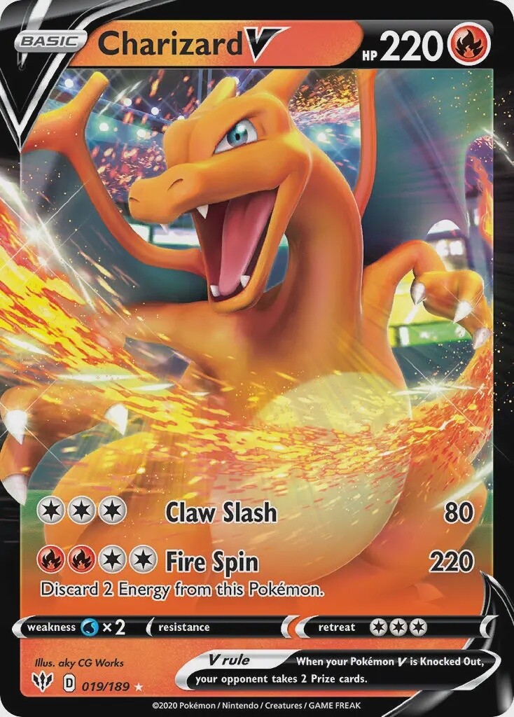 Charizard V - Ultra Rare - Darkness Ablaze - 19