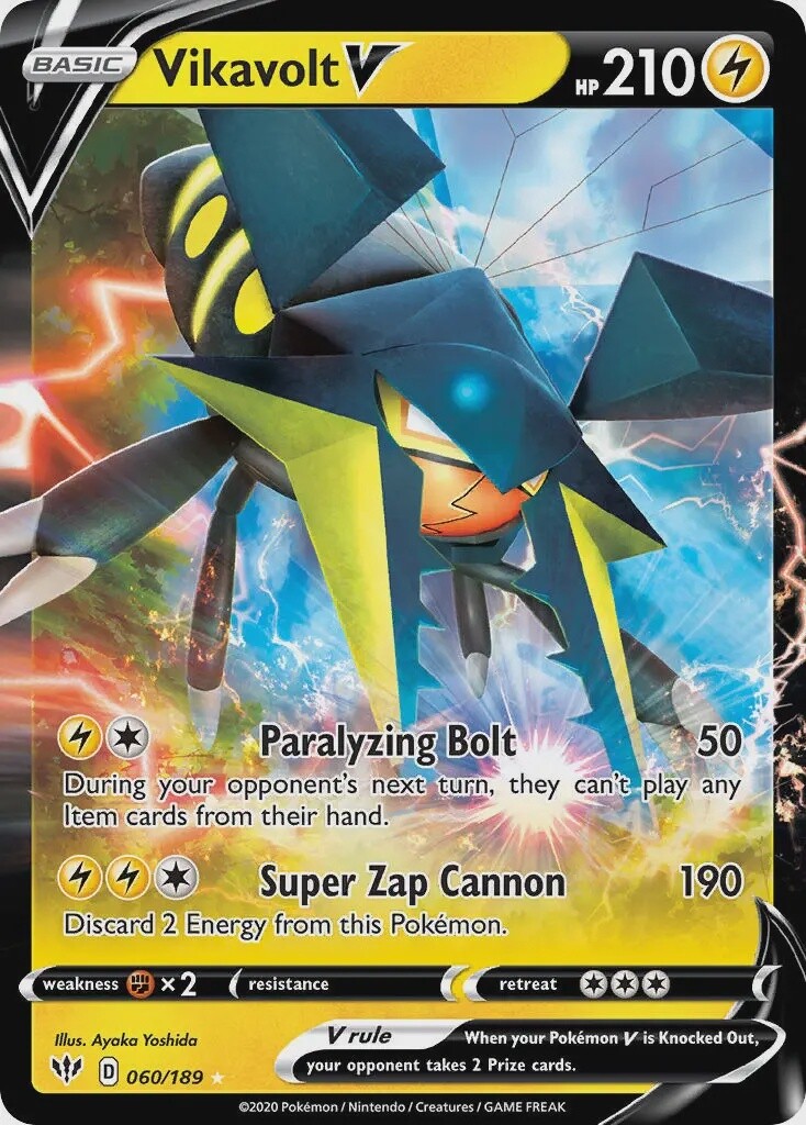 Vikavolt V - Ultra Rare - Darkness Ablaze - 60