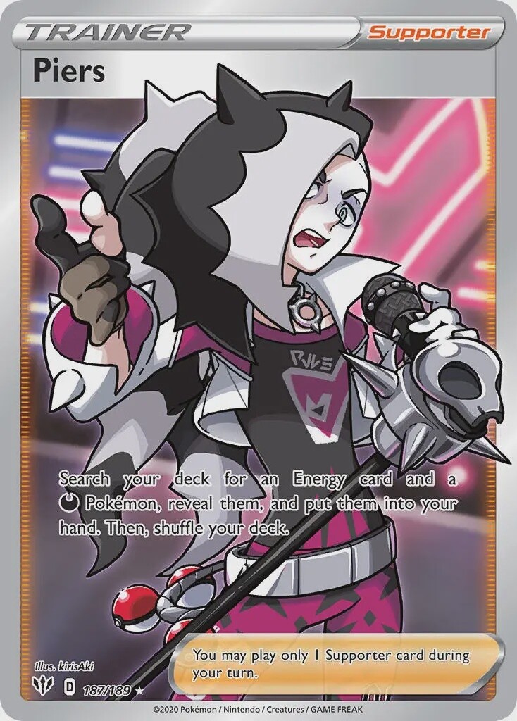 Piers - Ultra Rare - Darkness Ablaze - 187
