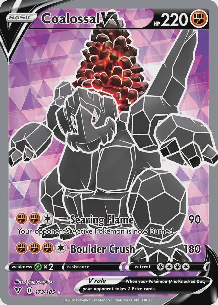 Coalossal V - Ultra Rare - Vivid Voltage - 173