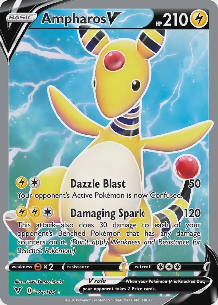 Ampharos V - Ultra Rare - Vivid Voltage - 171