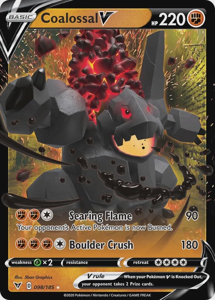 Coalossal V - Ultra Rare - Vivid Voltage - 98