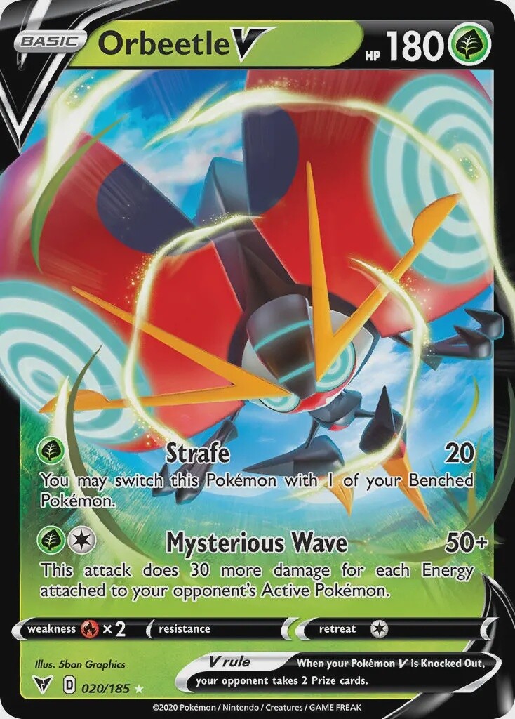 Orbeetle V - Ultra Rare - Vivid Voltage - 20