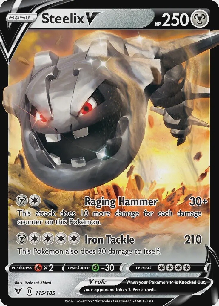 Steelix V - Ultra Rare - Vivid Voltage - 115