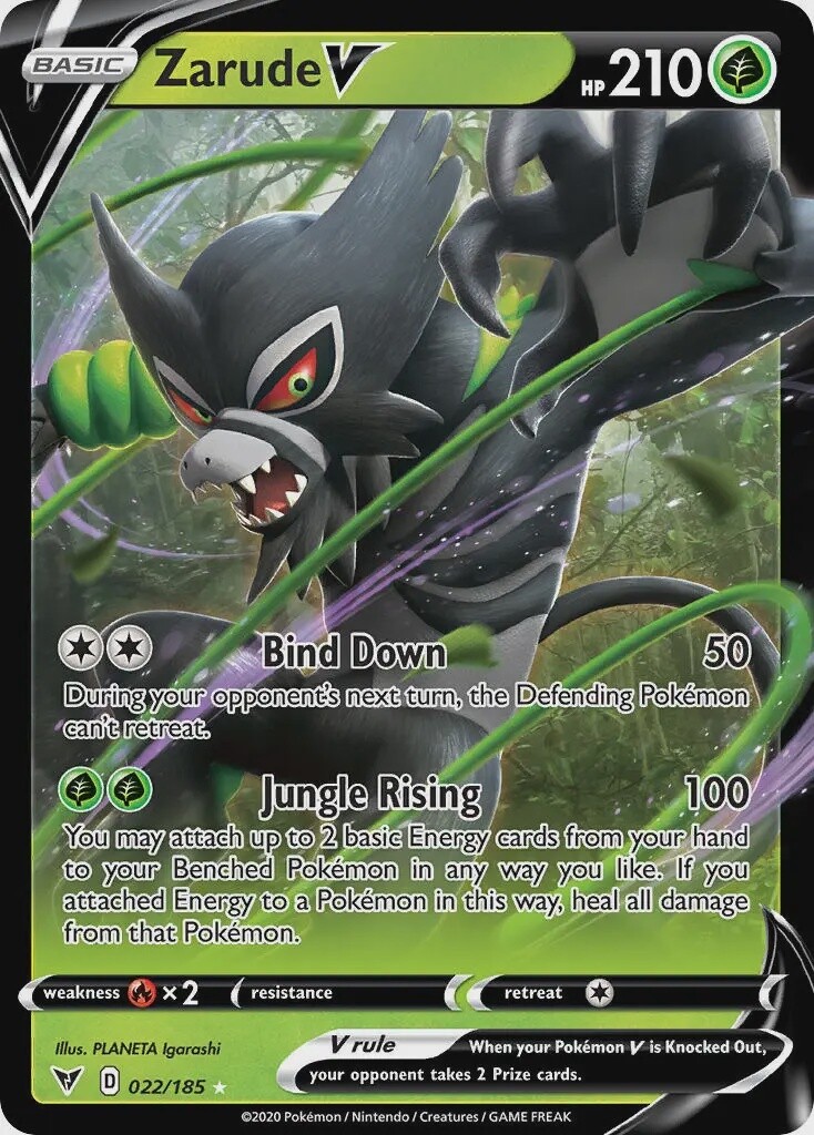 Zarude V - Ultra Rare - Vivid Voltage - 22