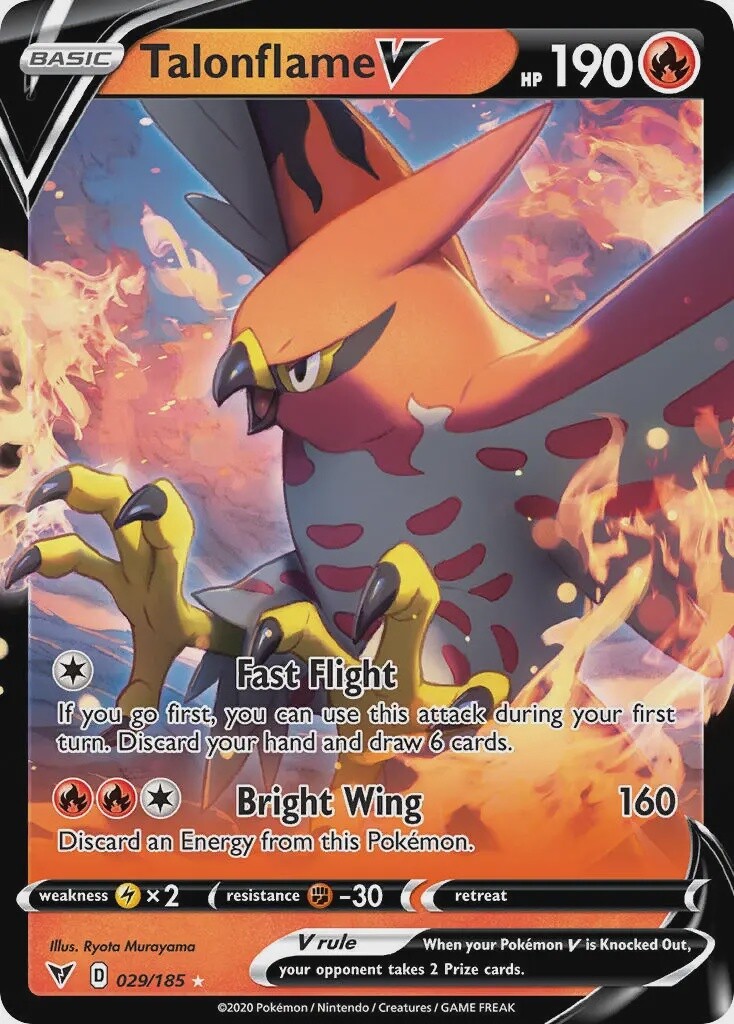 Talonflame V - Ultra Rare - Vivid Voltage - 29