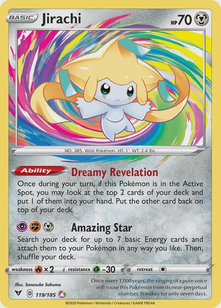 Jirachi - Amazing Rare - Vivid Voltage - 119