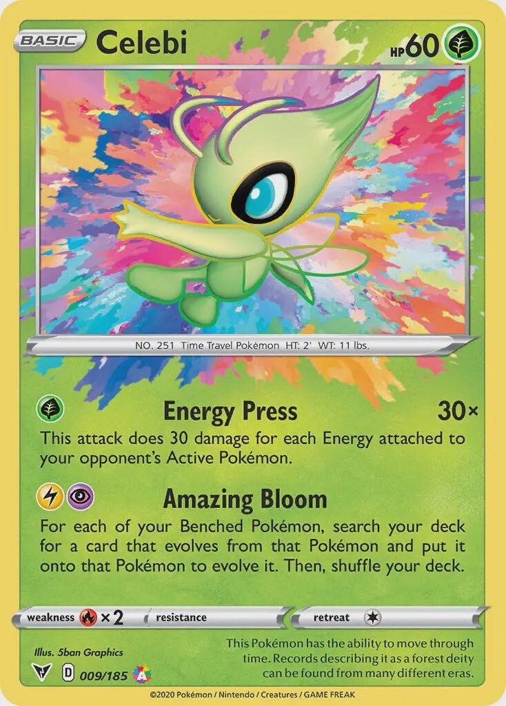Celebi - Amazing Rare - Vivid Voltage - 9