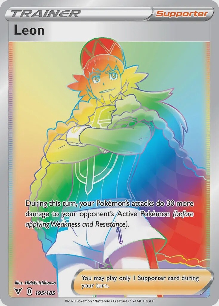 Leon - Secret Rare - Vivid Voltage - 195