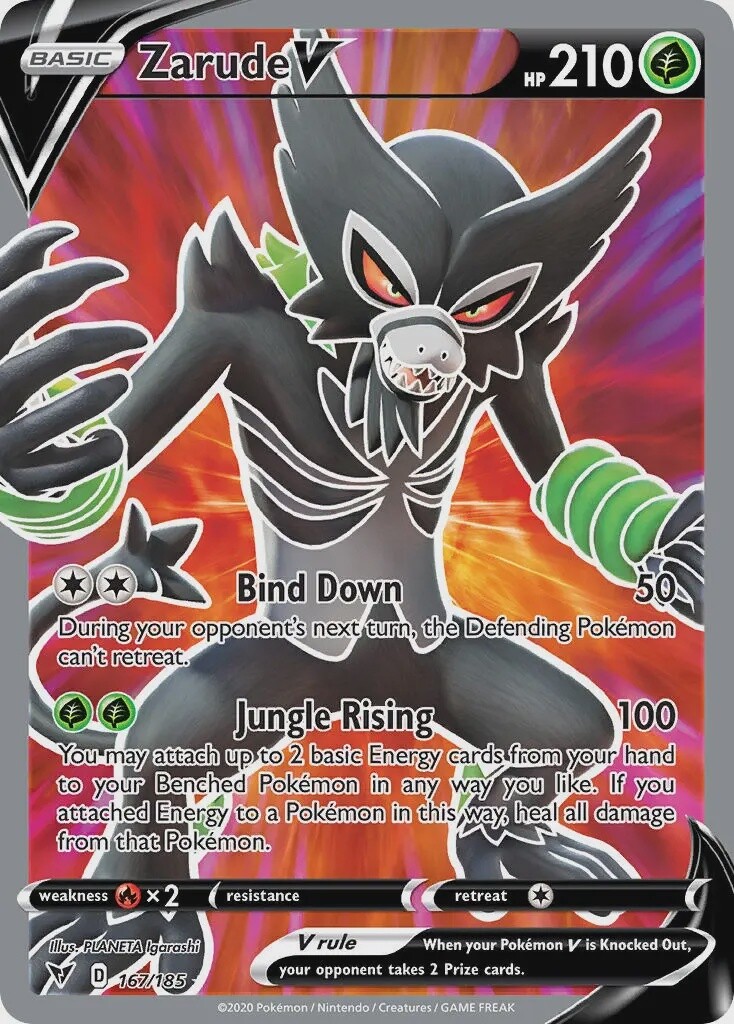 Zarude V - Ultra Rare - Vivid Voltage - 167