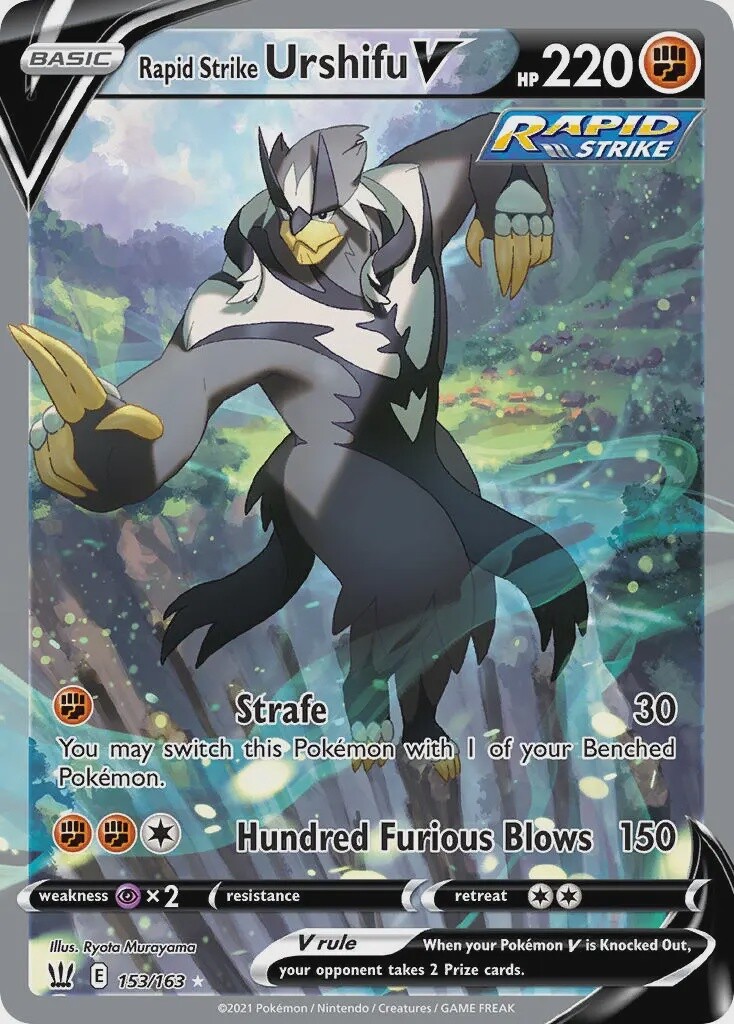 Rapid Strike Urshifu V - Ultra Rare - Battle Styles - 153