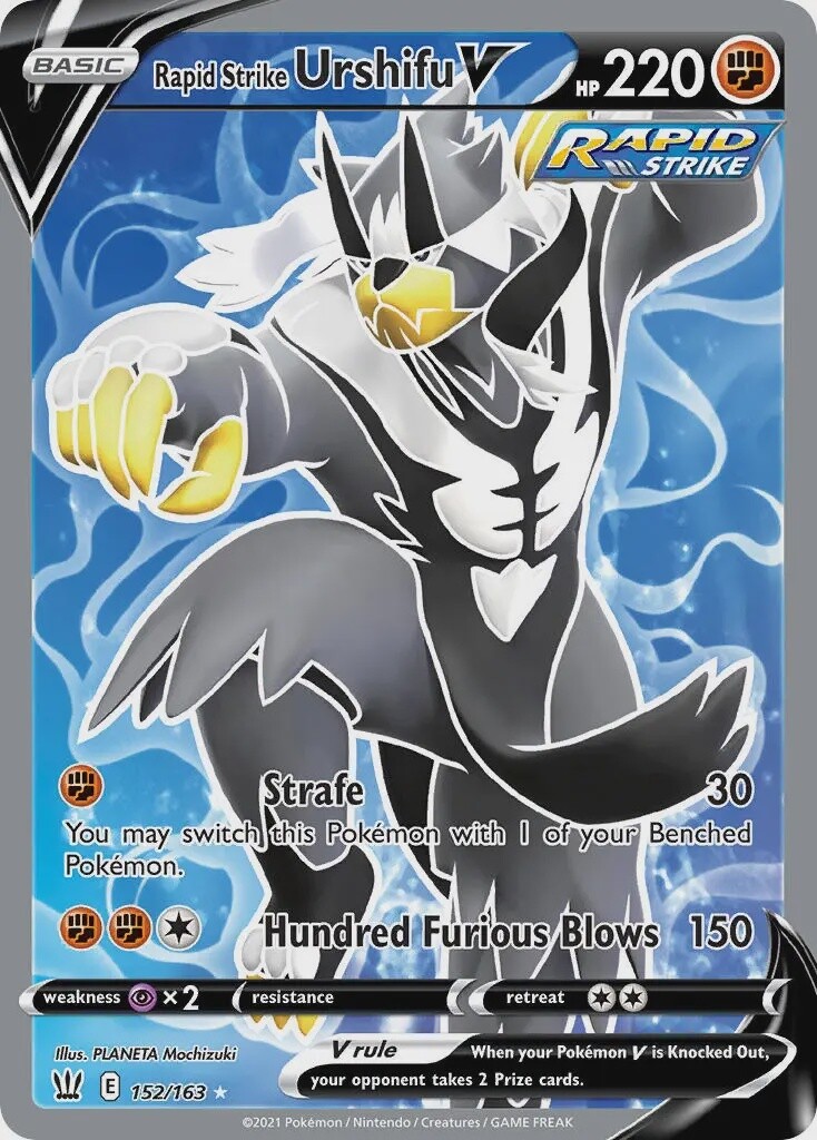 Rapid Strike Urshifu V - Ultra Rare - Battle Styles - 152