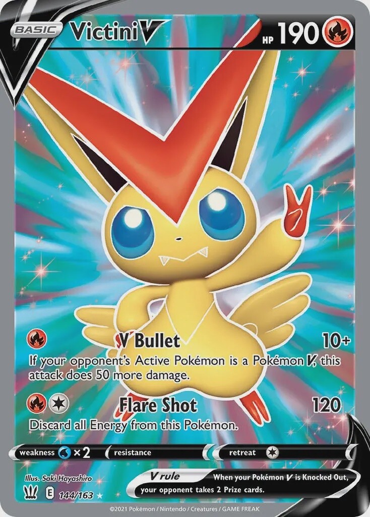 Victini V - Ultra Rare - Battle Styles - 144