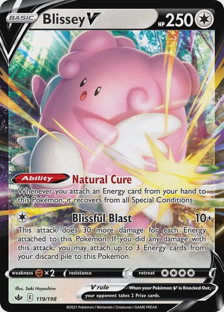Blissey V - Ultra Rare - Chilling Reign - 119