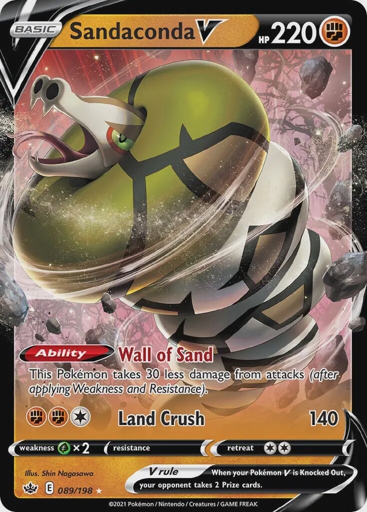 Sandaconda V - Ultra Rare - Chilling Reign - 89