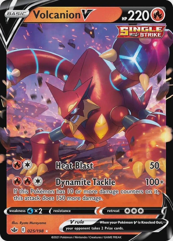 Volcanion V - Ultra Rare - Chilling Reign - 25
