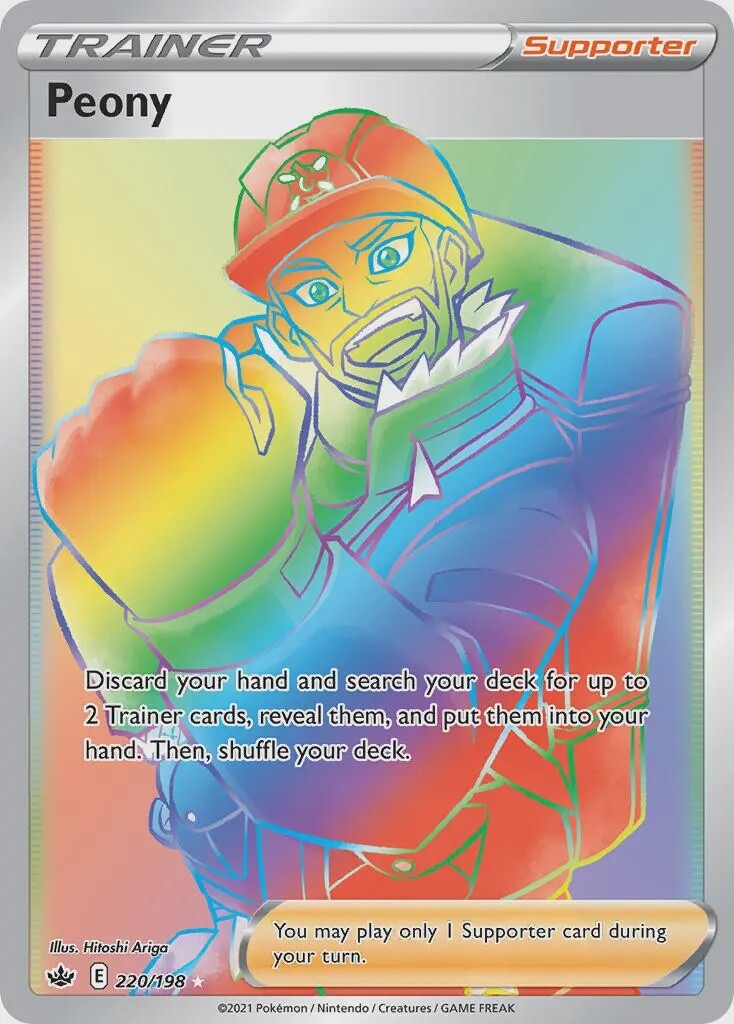 Peony - Secret Rare - Chilling Reign - 220