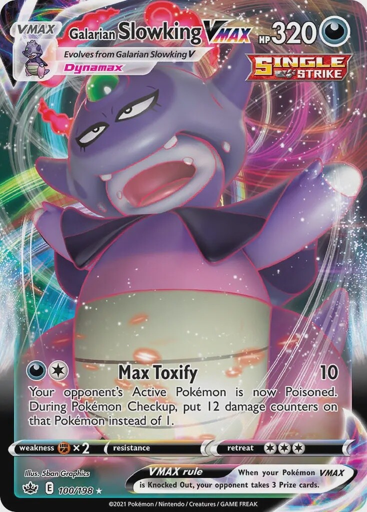 Galarian Slowking VMAX - Ultra Rare - Chilling Reign - 100
