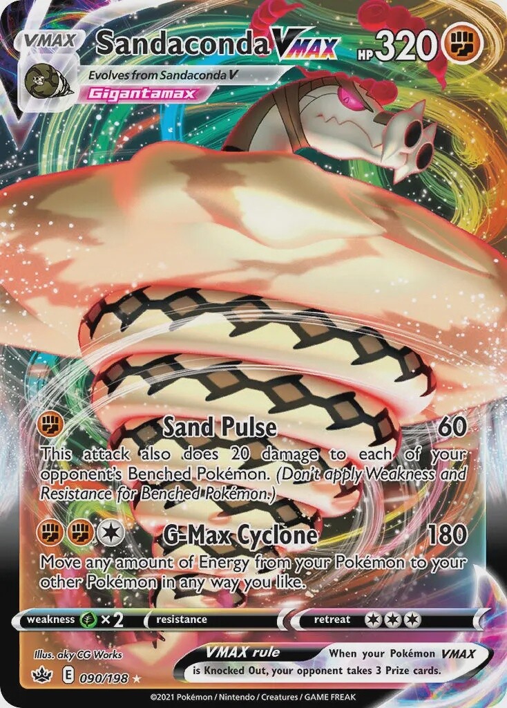 Sandaconda VMAX - Ultra Rare - Chilling Reign - 90