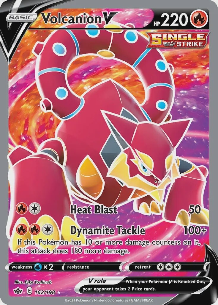 Volcanion V - Ultra Rare - Chilling Reign - 162